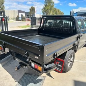 Heavy Duty Steel Tray For Dual Cab – 1880mm x 1855mm x 300mm (Black)