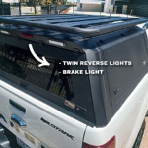 D1 Solid Aluminium Canopy For Ford Ranger - Extra Cab