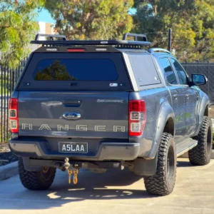 D1 Solid Aluminium Canopy For Ford Ranger PX1, PX2, PX3 - Extra Cab