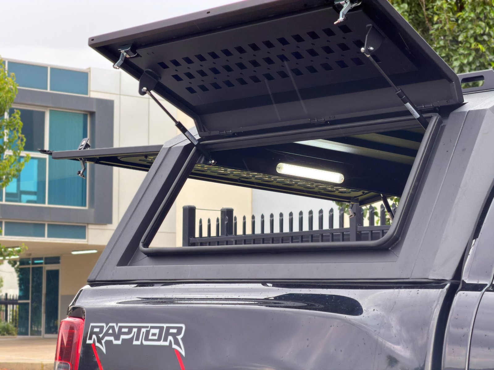 D1 Solid Aluminium Canopy For Ford Ranger PX1, PX2, PX3 - Extra Cab ...